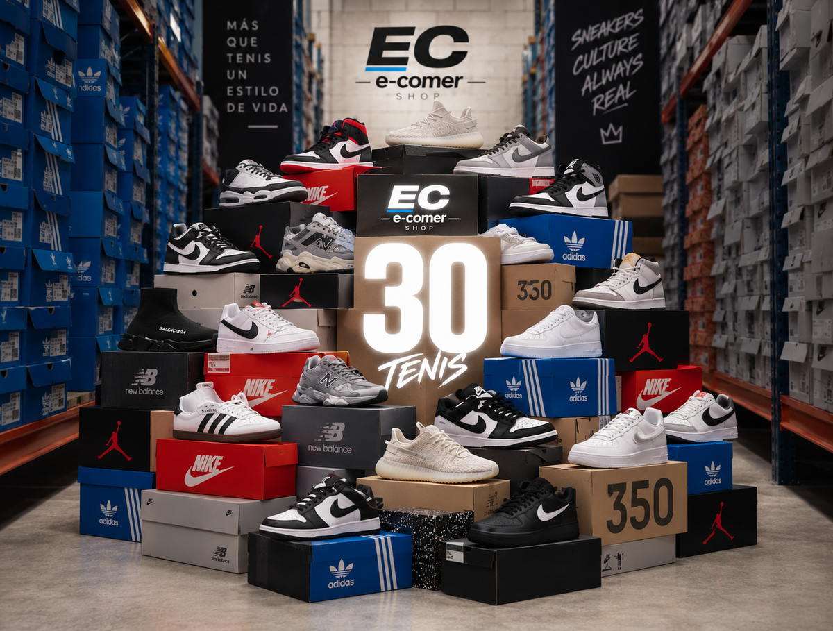 Paquete 30 tenis