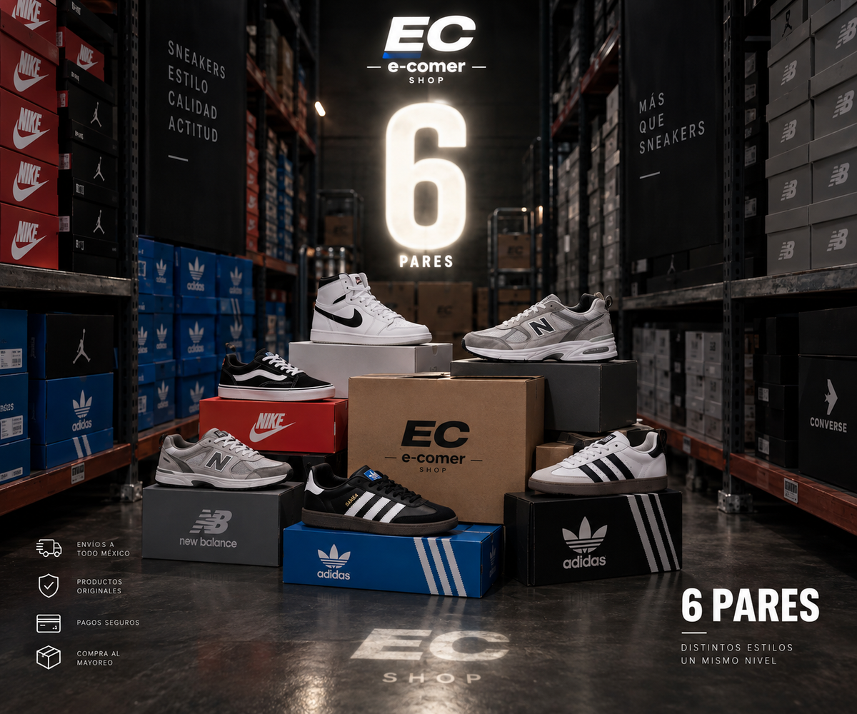 Paquete 6 tenis