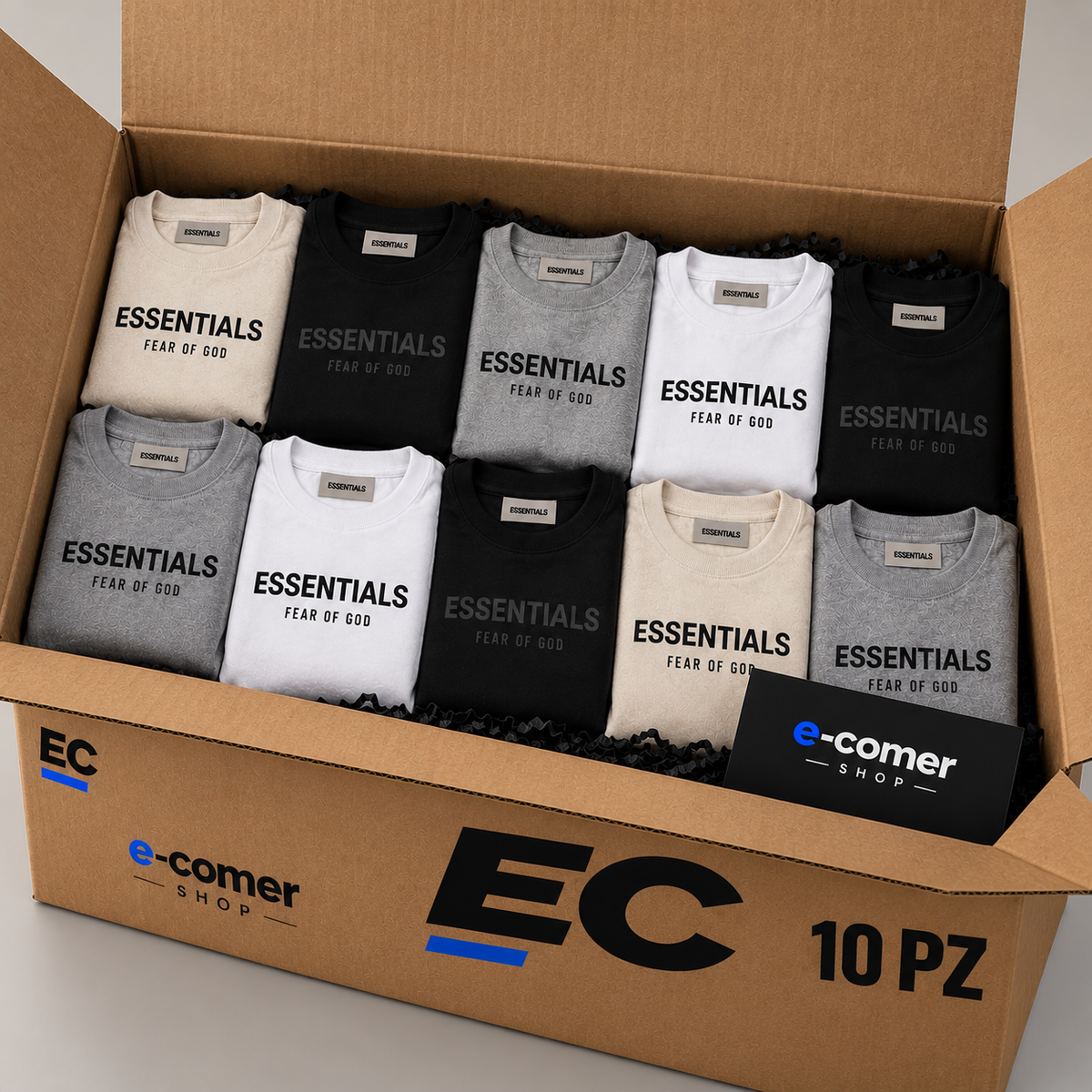 Lote Playeras Essentials S22 — 10 Piezas