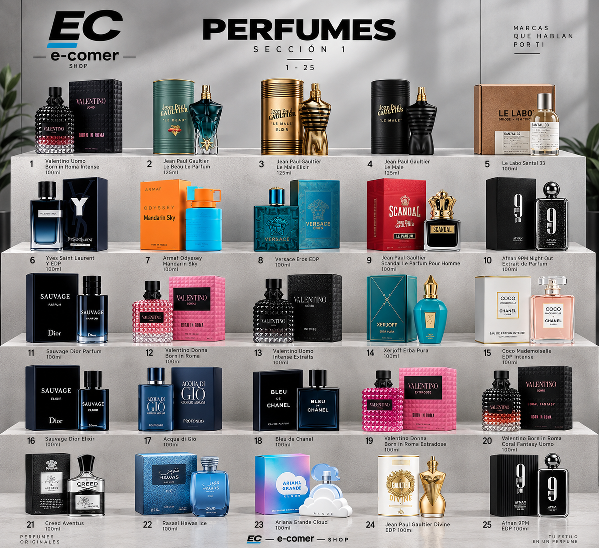 Perfumes 1-25
