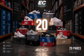 Paquete 20 tenis